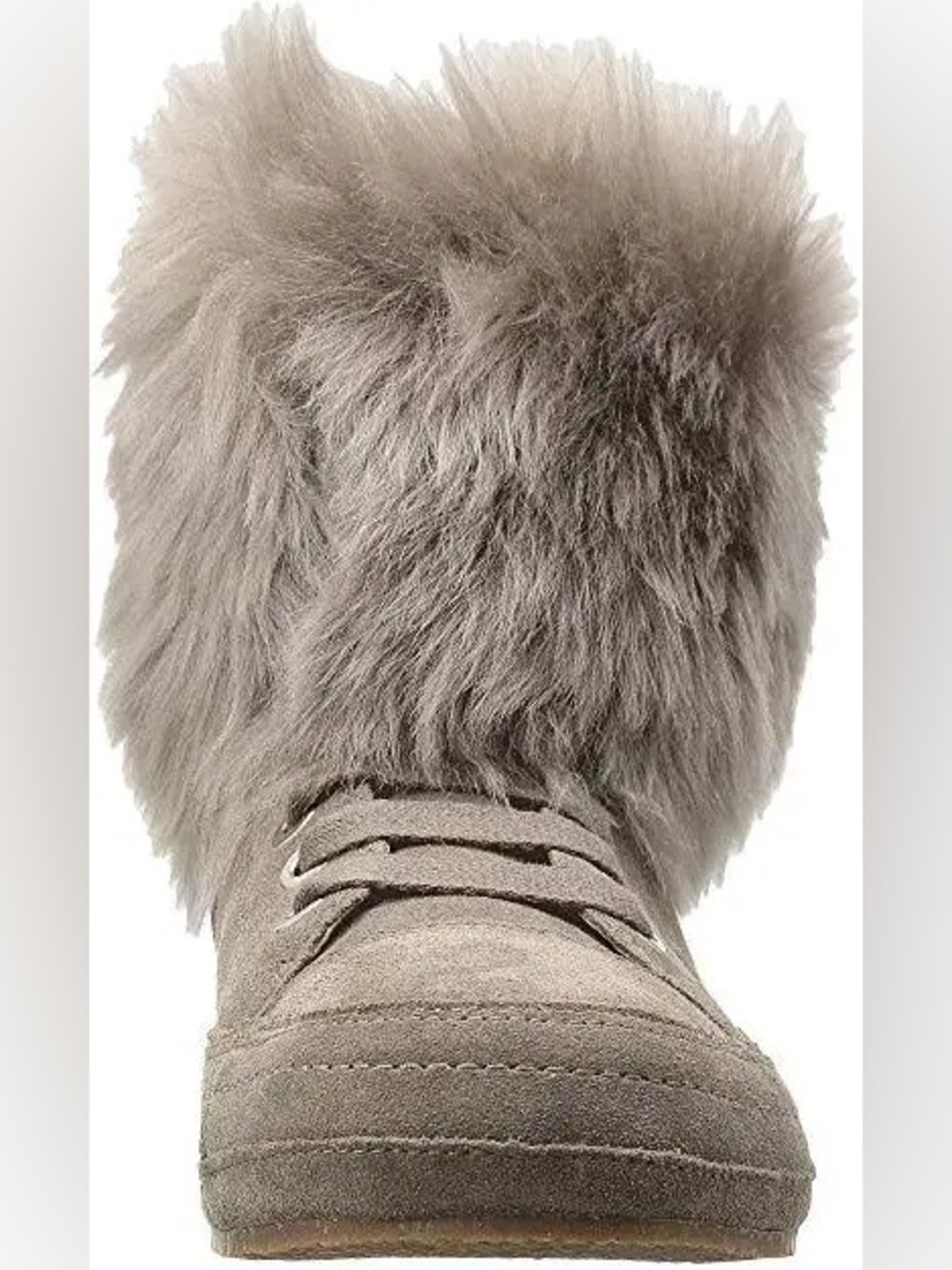NWOT UGG Women's Antonie Fur-Trim Suede Boot Size 9 with Box - Picture 2 of 9